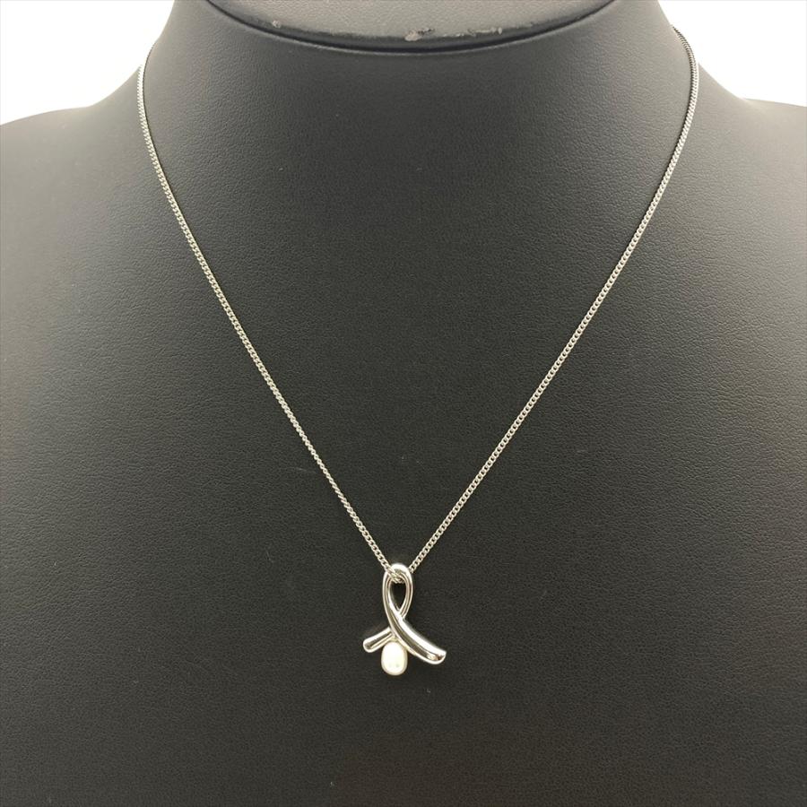 【箱付き】TASAKI タサキ 一粒 パール ネックレス シルバー SV925 タサキ TASAKI パール ネックレス ペンダントトップ シルバー 3.6g