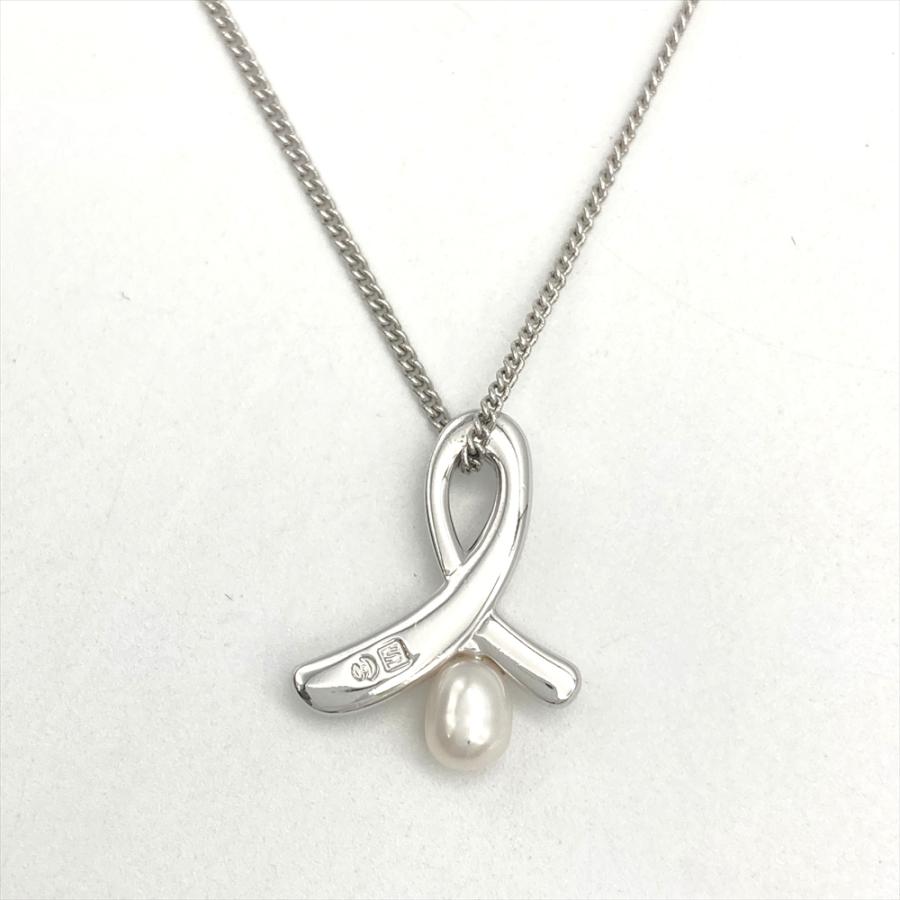 タサキ TASAKI パール ネックレス ペンダントトップ シルバー 3.6g