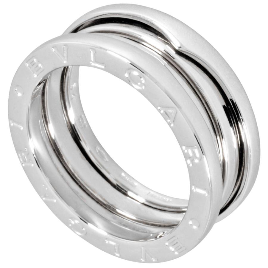 BVLGARI ブルガリ ビーゼロワン 2バンド リング 指輪 #54 K18WG