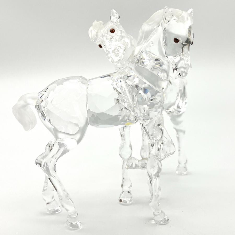 SWAROVSKI（スワロフスキー） SWAROVSKI 2匹の子馬 オブジェ 置物