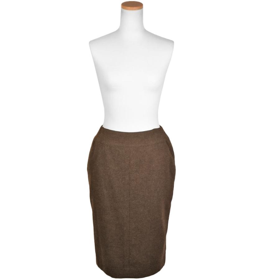 CHANEL シャネル スカート ウール ナイロン P13842W02536 ダーク  