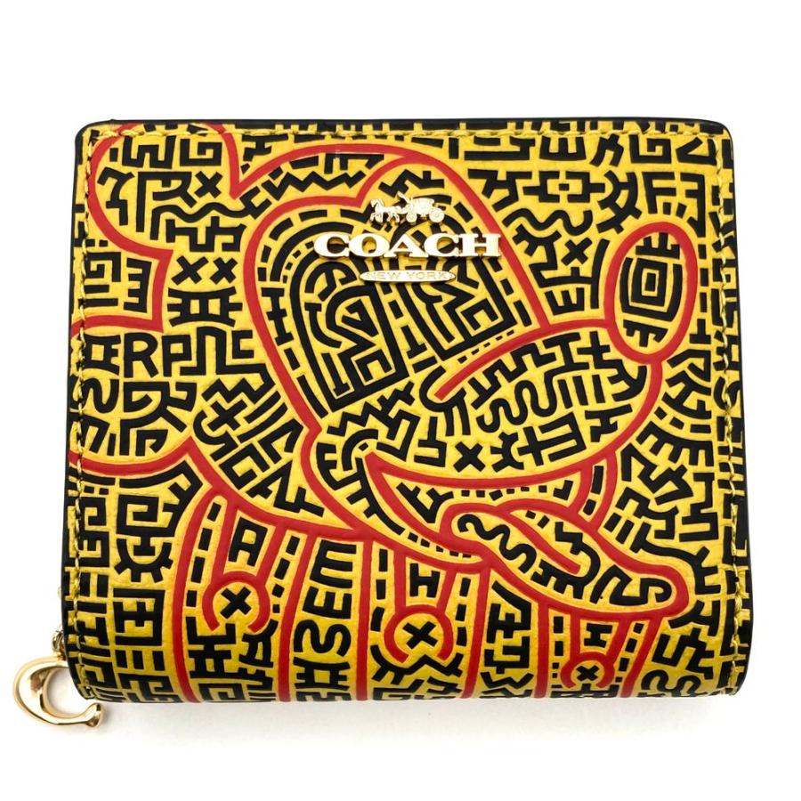 COACH（コーチ） ディズニー キース ヘリング ミッキーマウス 二つ折り