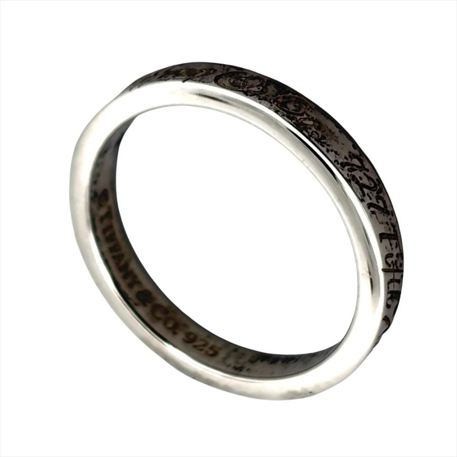 TIFFANY&Co.（ティファニー） ノーツ ナロー リング 指輪 約12.5号