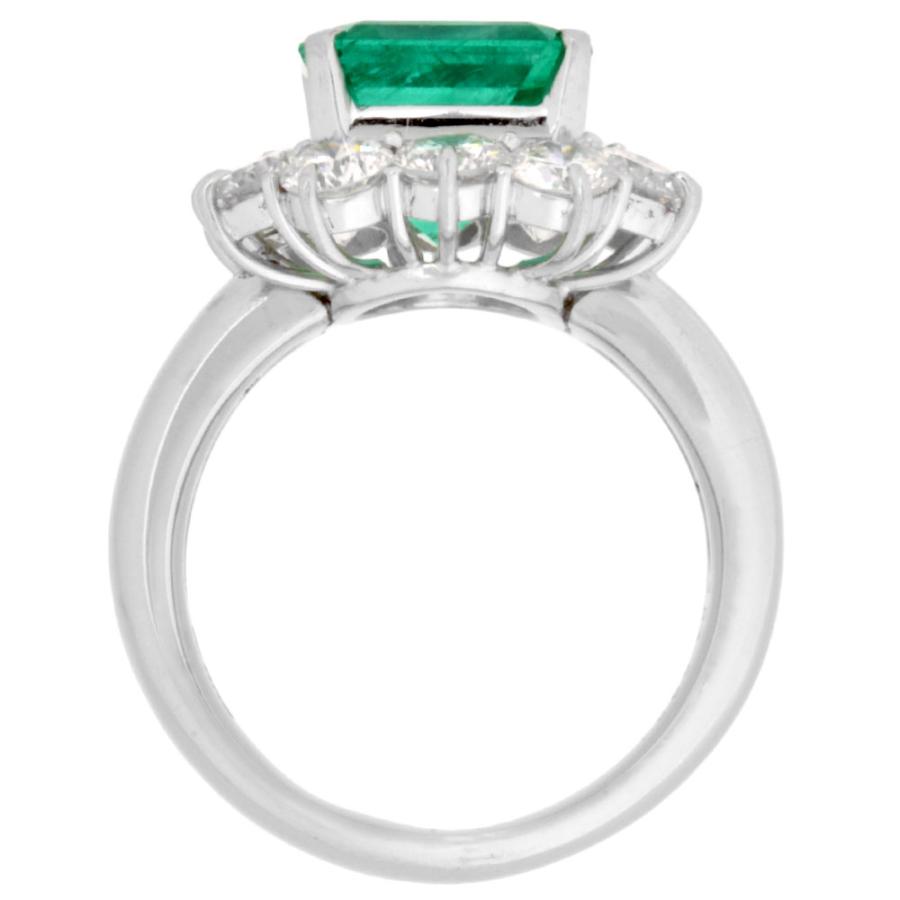 リング 指輪 エメラルド 5.03ct 約15.5号 Pt900 17.1g プラチナ 