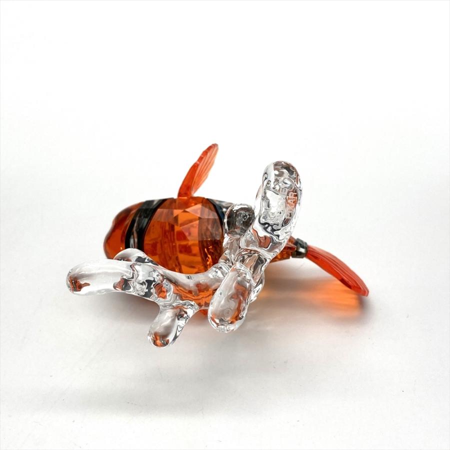 SWAROVSKI - スワロフスキー SWAROVSKI ディズニー ファインディング ニモ オブジェ 置物 5252051 オレンジ クリスタルガラス【中古】 SWAROVSKI スワロフスキー ディズニー ファインディング ニモ