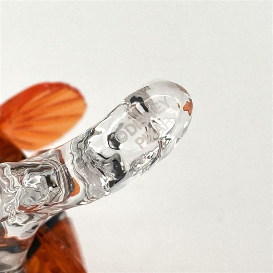SWAROVSKI - スワロフスキー SWAROVSKI ディズニー ファインディング ニモ オブジェ 置物 5252051 オレンジ クリスタルガラス【中古】 importfan_sw5252051