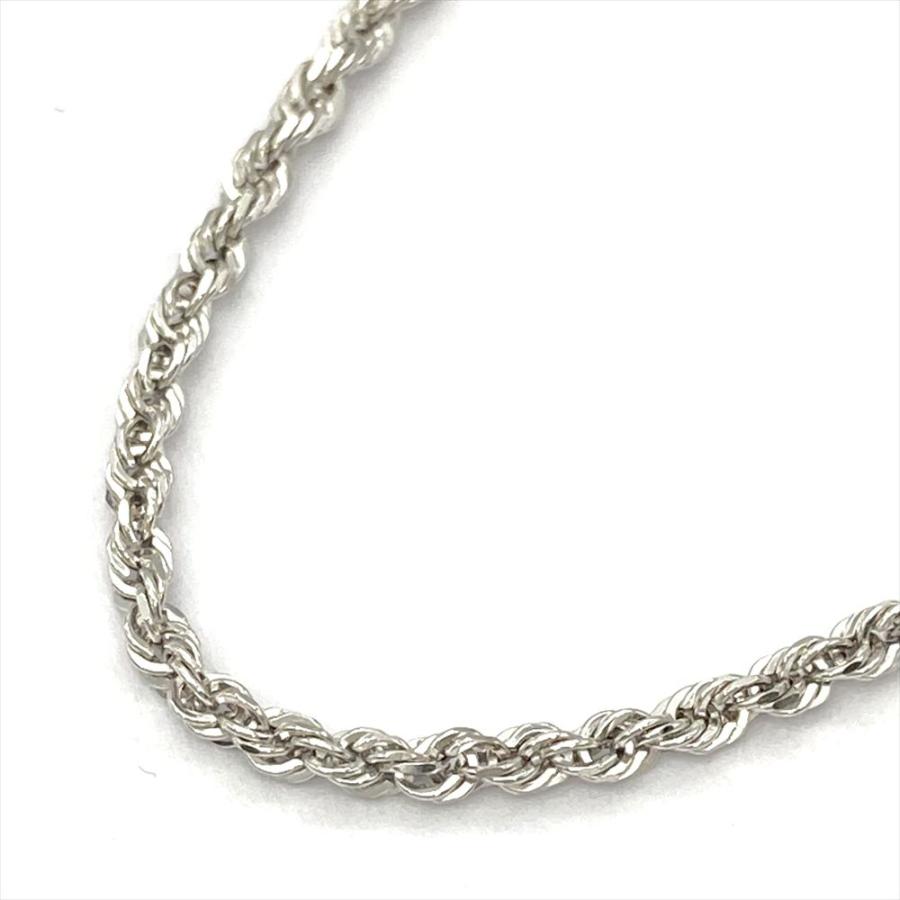 アヴァランチ AVALANCHE クロス ネックレス K10WG 5.6g 10K ホワイト
