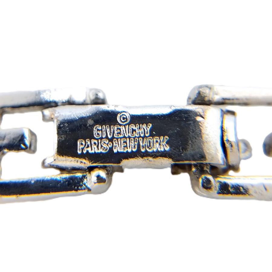 ジバンシー　ロングネックレス ジバンシーロックネックレス スモール シルバー レディース