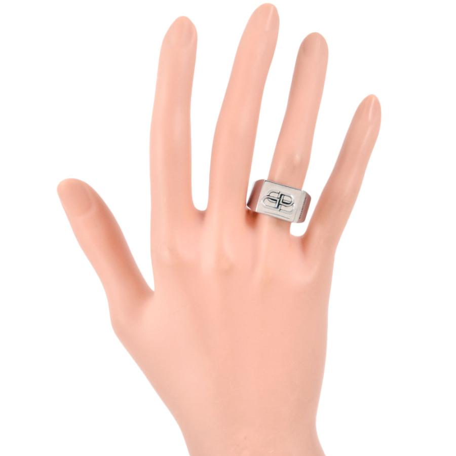 ■Balenciaga■BB シグネット ロゴ リング / 男女兼用 指輪 BALENCIAGA バレンシアガ BB ロゴ シグネット リング 指輪