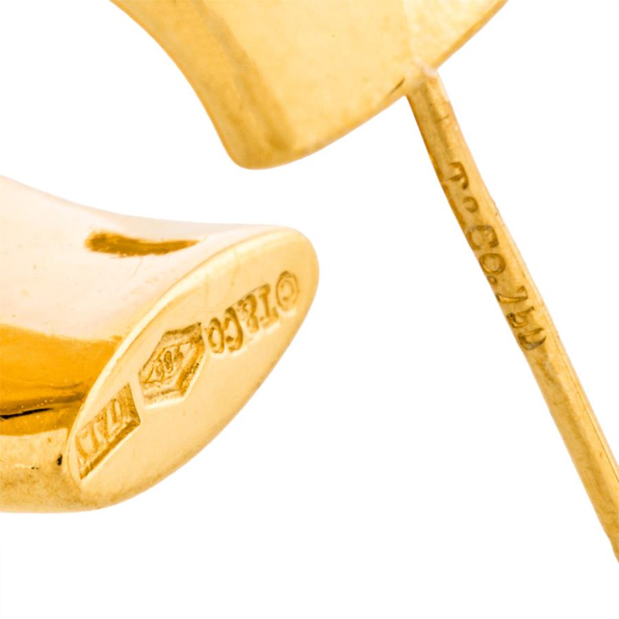 Tiffany & Co. フープピアス 金製 TIFFANY&Co. ティファニー Tiffany&Co. フープ ピアス K18YG 6.8g