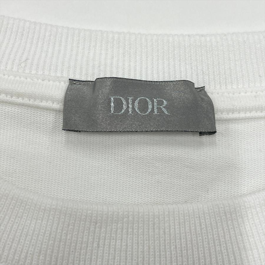 Dior HOMME ディオール オム DIOR フローラル ロゴ 刺繍 半袖T Dior HOMME ディオール オム DIOR フローラル ロゴ 刺繍 半袖T