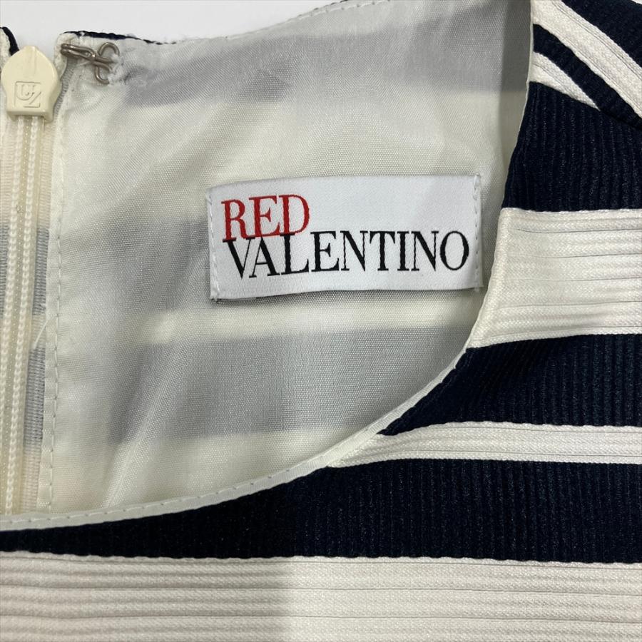 レッドヴァレンティノ RED VALENTINO ボーダー ワンピース アセテート ポリエステル ホワイト 40 レディース |  | 04