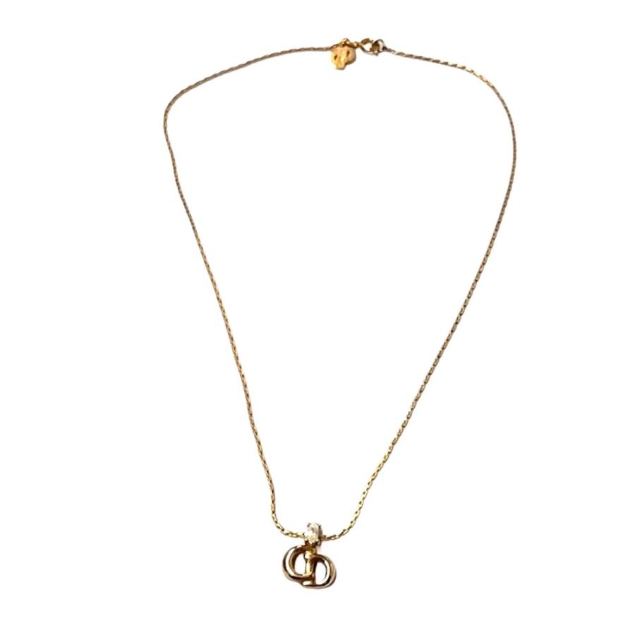 クリスチャンディオール Christian Dior CD ロゴ ネックレス ライン