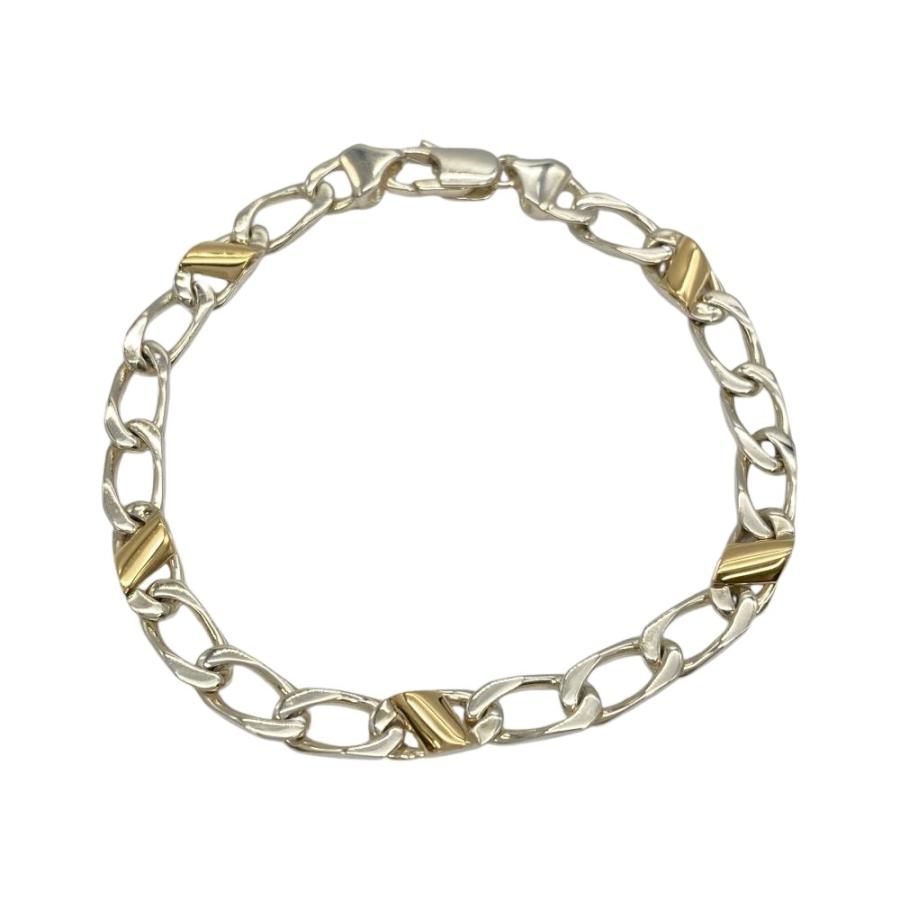 ケ*キ様 オールド　ティファニー　フィガロチェーン　ブレスレット　925 750 TIFFANY&Co.（ティファニー） フィガロ チェーン ブレスレット SV925
