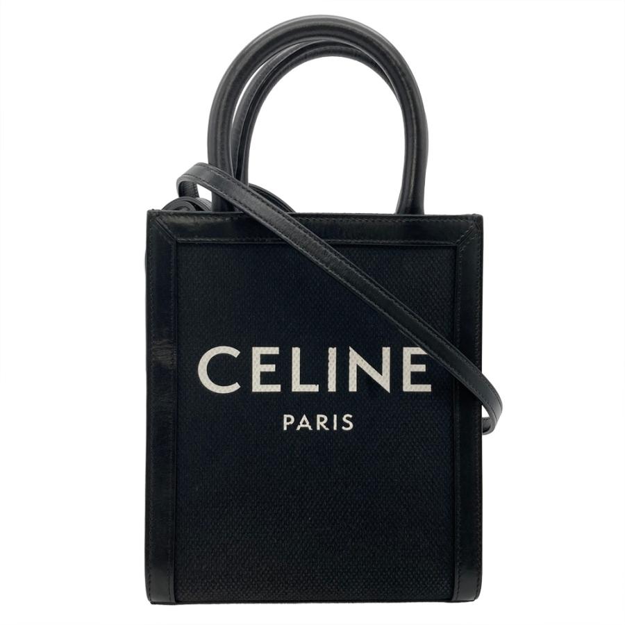 CELINE（セリーヌ） ショルダーバッグ キャンバス ブラック