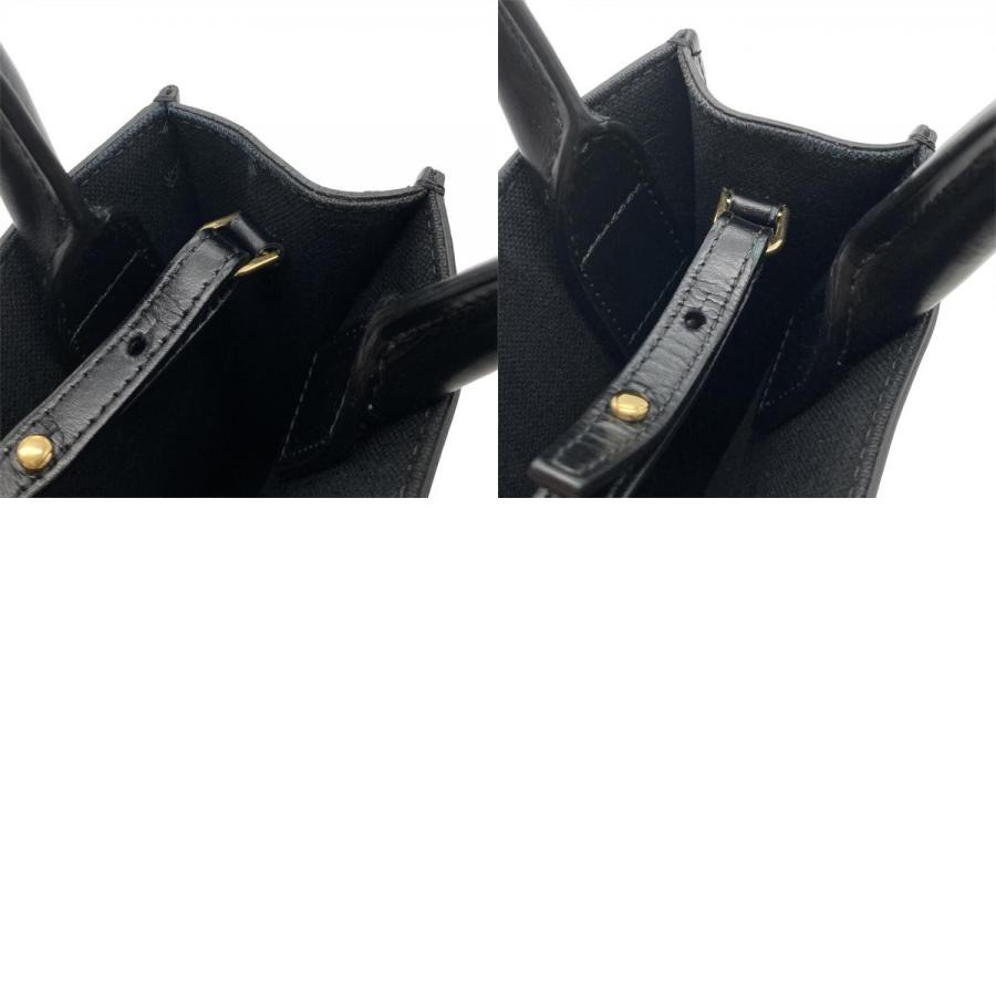 CELINE（セリーヌ） ショルダーバッグ キャンバス ブラック