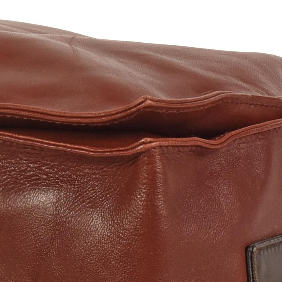 LOEWE（ロエベ） フラメンコ 30 ショルダーバッグ レザー ブラウン