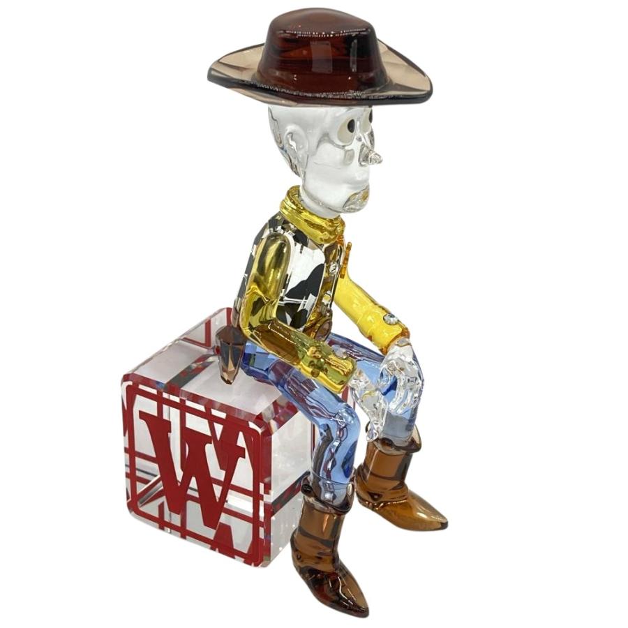 ディズニー　トイストーリー　スワロフスキー ウッディ 美品 SWAROVSKI（スワロフスキー） クリスタルフィギュア トイ ストーリー