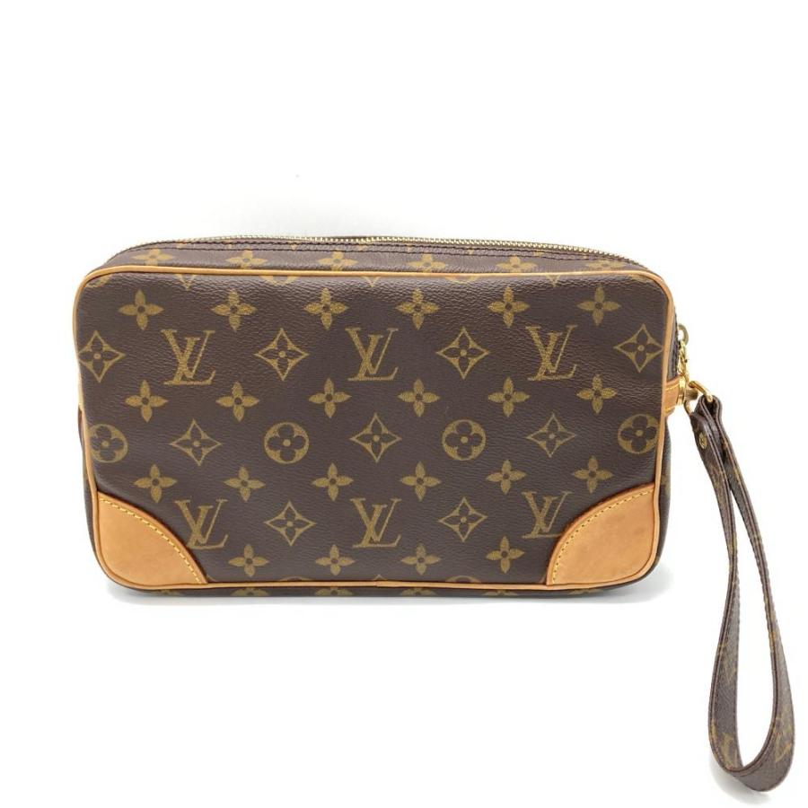 高級　ルイヴィトン　セカンドバッグ　マルリードラゴンヌ　ブラウン LOUIS VUITTON（ルイ・ヴィトン） マルリードラゴンヌ ハンドバッグ
