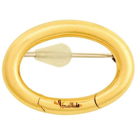 ポメラート　サークルブローチ　K18　750　Pomellato　18金 ポメラート サークルブローチ K18 750 Pomellato 18金