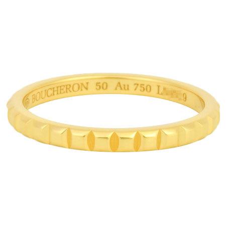 BOUCHERON（ブシュロン） キャトル クルドパリ リング K18YG #50