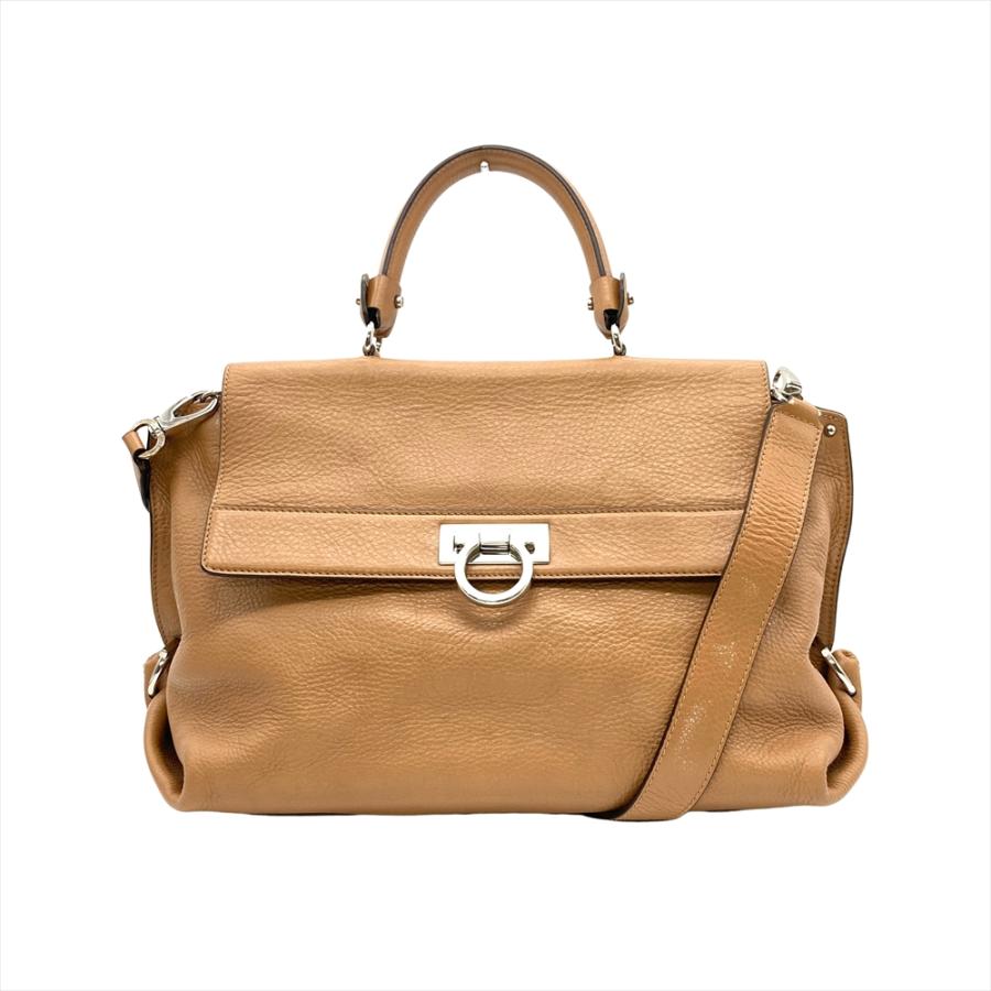 極美品【希少】フェラガモ スモールソフィア　ガンチーニ 2way バッグ フェラガモ Ferragamo スモール ソフィア ガンチーニ ハンドバッグ