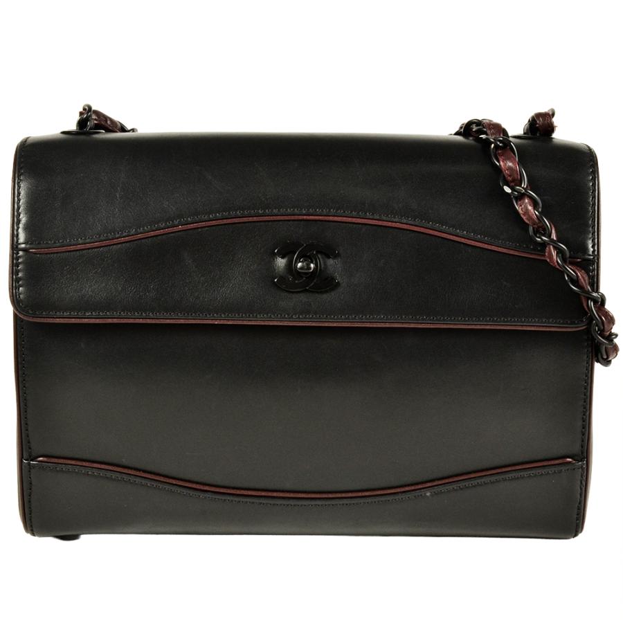 CHANEL（シャネル） チェーン ショルダーバッグ ラムスキン ブラック 7