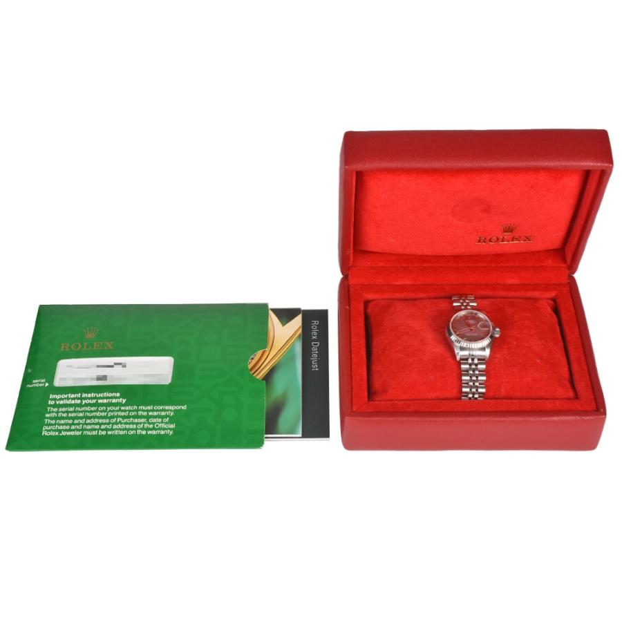 ROLEX 79174 箱　付属品有　コマ付　3個 デイトジャスト ロレックス ROLEX 79174 SS×WG A番 レディース 自動