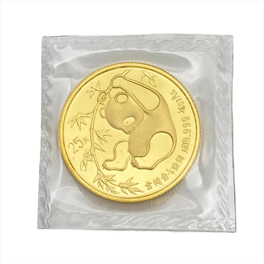 パンダ金貨 25元 1985年 純金 7.7g 1/4oz 金貨 ゴールド K24 中国