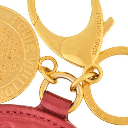 美品！ルイヴィトン ヴェルニ ポルトクレロン キーホルダーバックチャーム LOUIS VUITTON（ルイ・ヴィトン） キーホルダー ポルトクレ ロン T&B