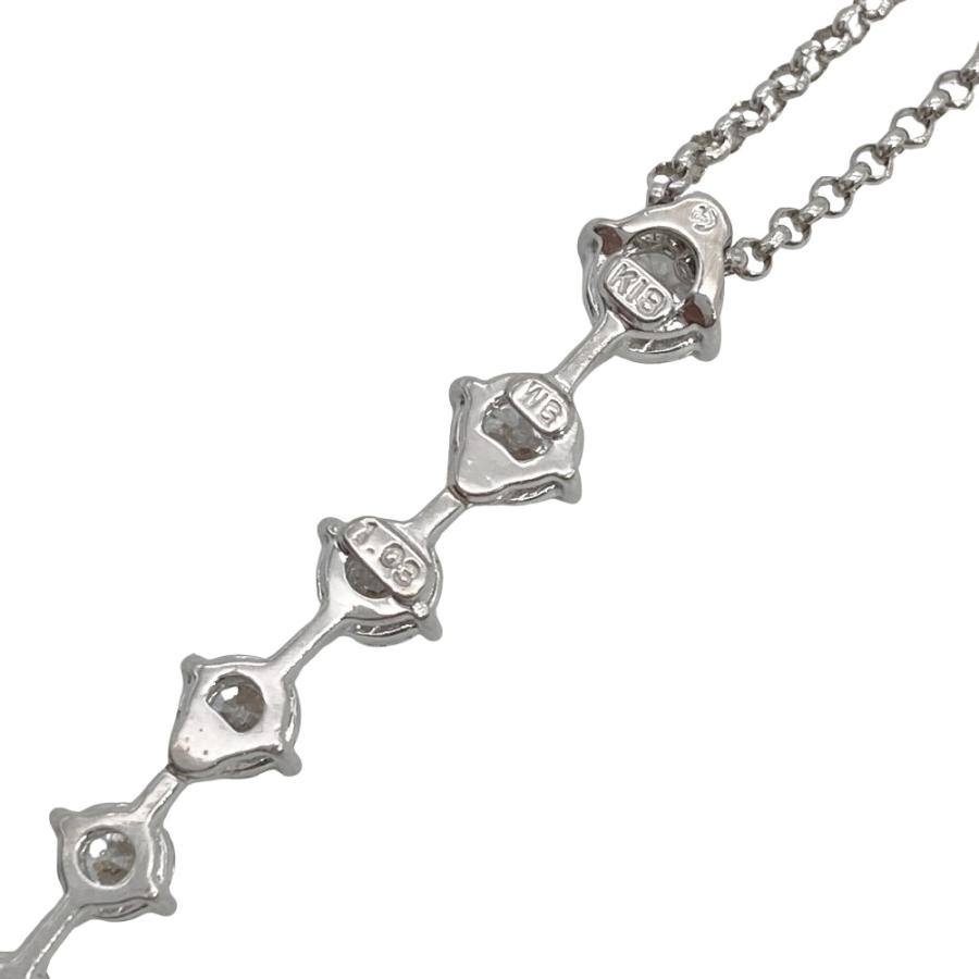 タサキ TASAKI ネックレス ダイヤモンド 1.03ct K18WG 4.8g ホワイト