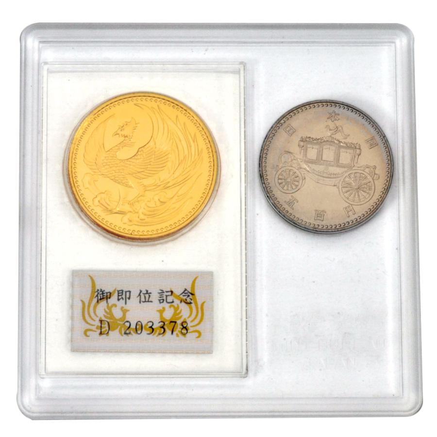 天皇陛下 御即位記念 貨幣セット 10万円プルーフ金貨 500円白 天皇陛下 御即位記念 貨幣セット 10万円プルーフ金貨 500円白