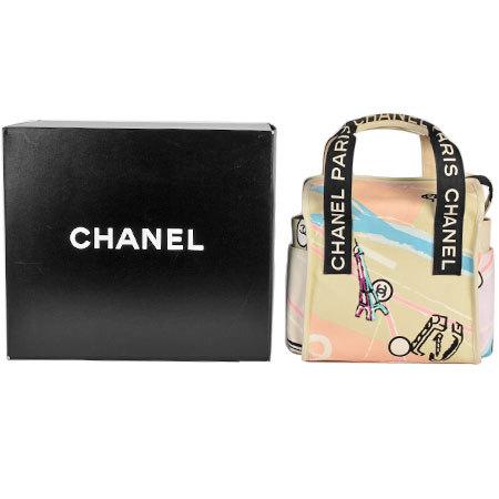 CHANEL シャネル トートバッグ クルーズライン パリマップ エッフェル 
