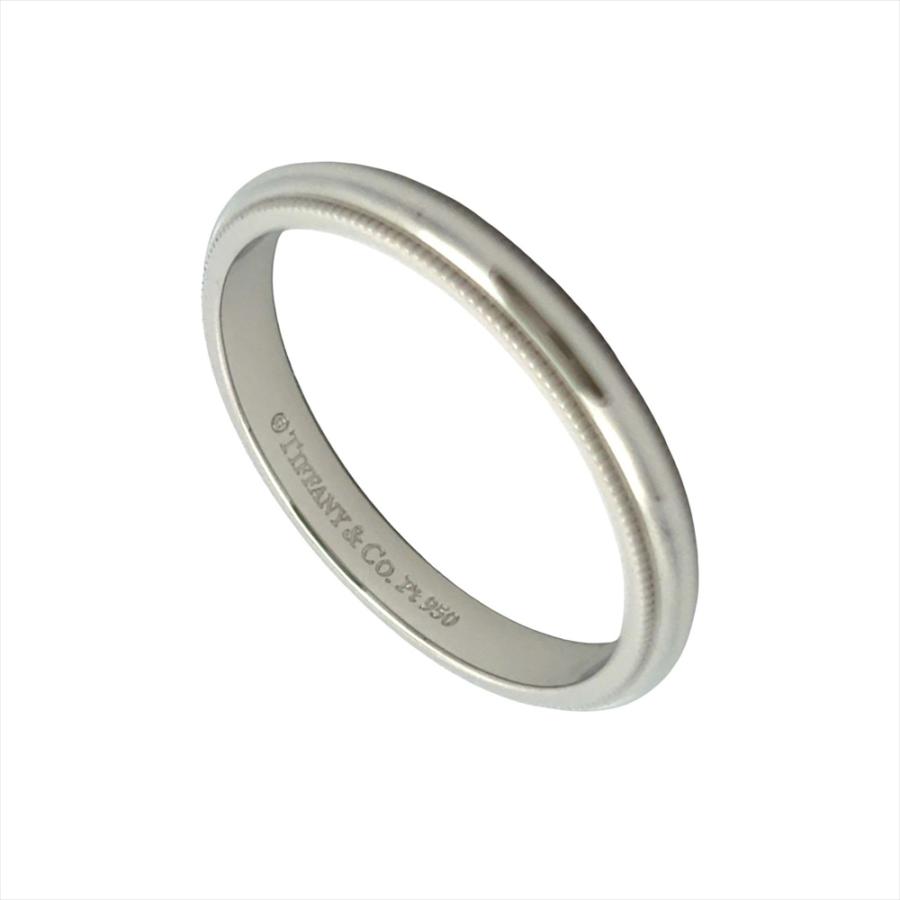 TIFFANY&Co.（ティファニー） ミルグレイン リング 指輪 約20号 Pt950 