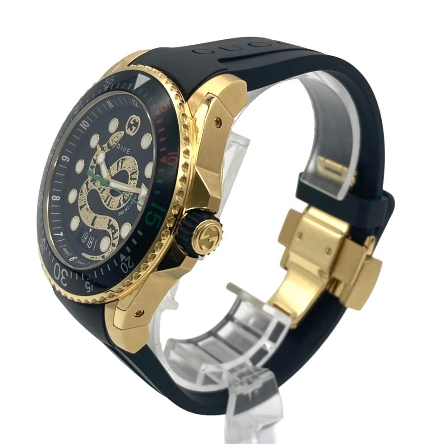 GUCCI　グッチ　腕時計 　DIVE スネーク　YA136219　45mm GUCCI（グッチ） GUCCI YA136219 ダイブ スネーク 腕時計 クォーツ
