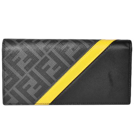 FENDI フェンディ ズッカ コンチネンタル財布 小銭入れ付き 二つ折り 