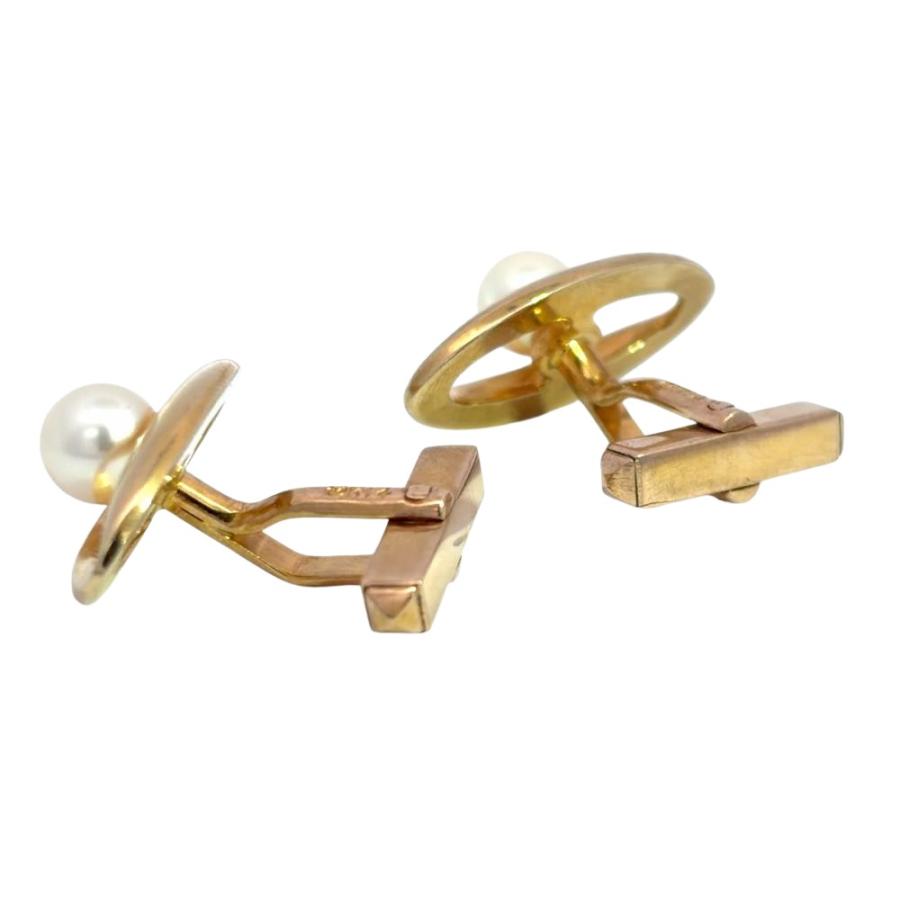 MIKIMOTO（ミキモト） パールカフス 6.5mm カフスボタン カフリンクス