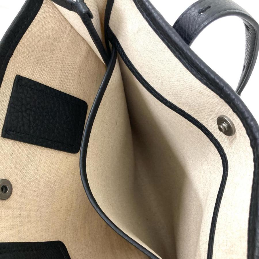 フェラガモ Ferragamo トートバッグ キャンバス レザー 24 0797