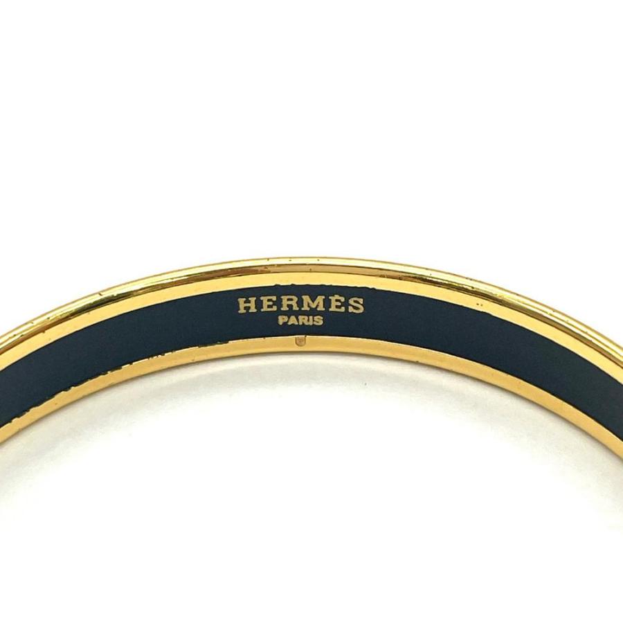 HERMES（エルメス） エマイユ バングル カフ エナメル : ゴールド