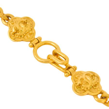 CHANEL シャネル ココマーク クローバー ネックレス メタル