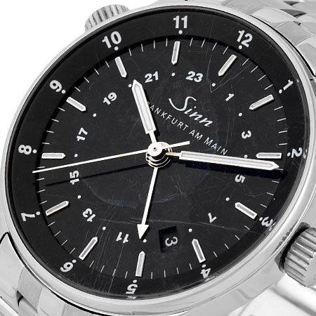 Sinn ジン SINN 6060 ファイナンシャル ウォッチ GMT SS メンズ 時計 