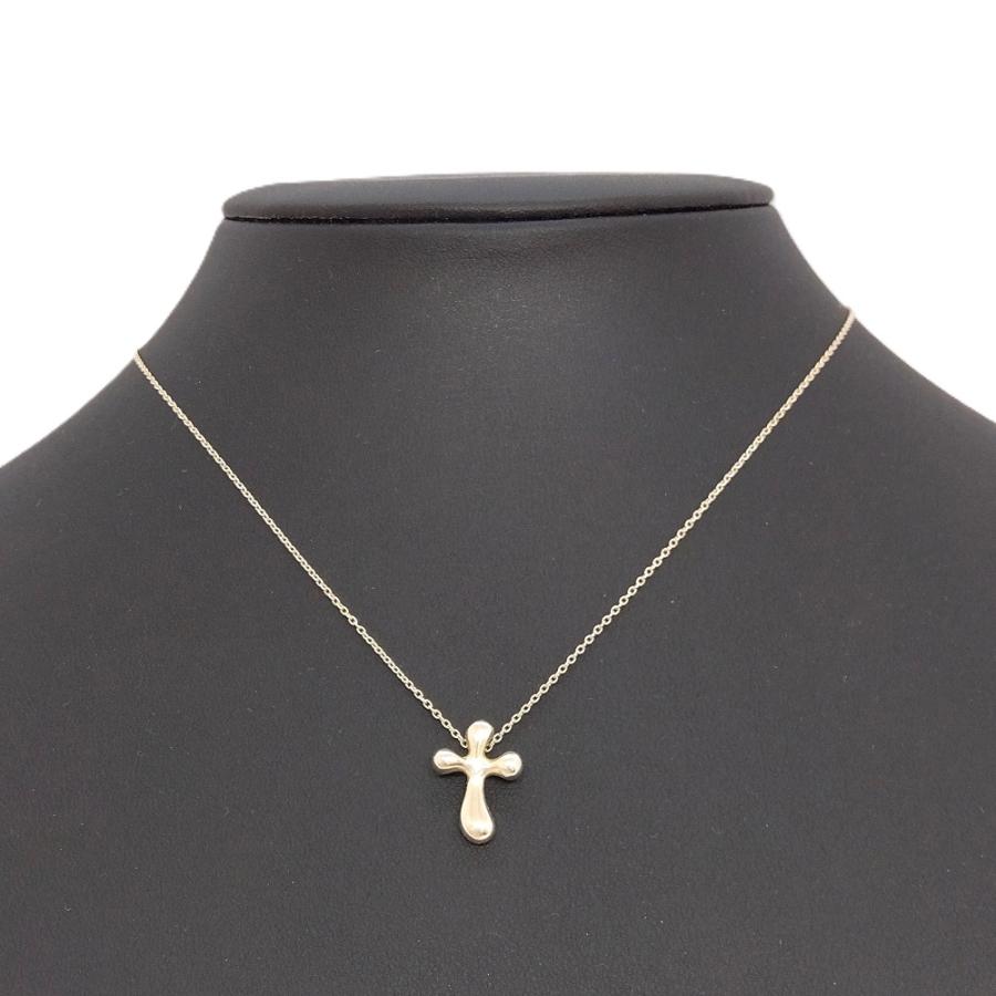 【美品】新品　ティファニー　クロスネックレス　エルサペッティ Elsa Peretti ティファニー Tiffany&Co. クロス ネックレス