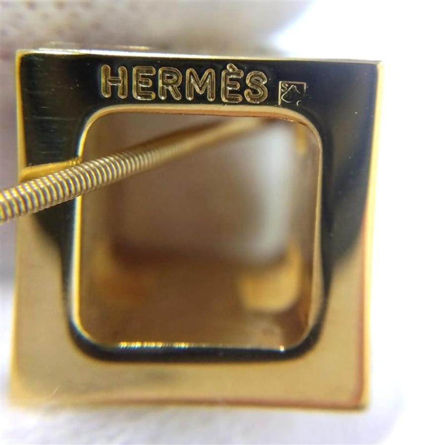 HERMES（エルメス） カージュドアッシュ Hキューブ ネックレス GPg