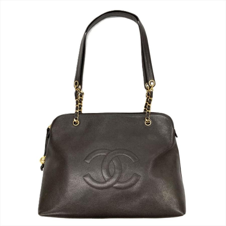 キャビアスキン シャネル CHANEL ココマーク チェーン ショルダー