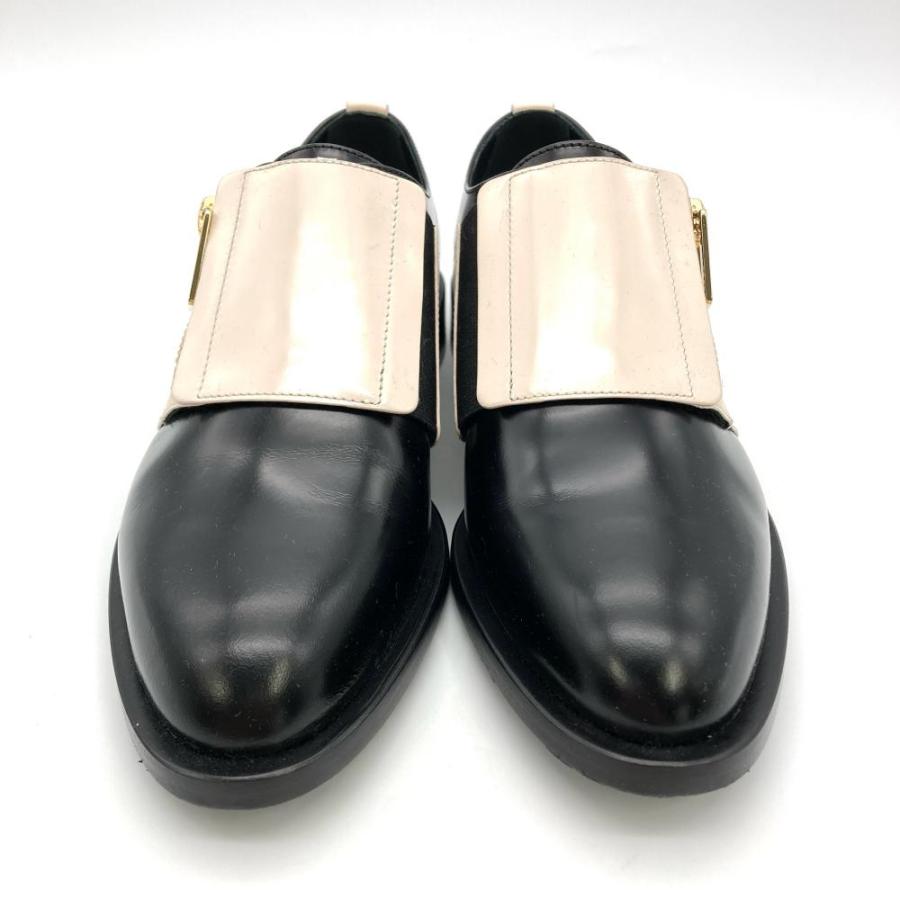 ロジェヴィヴィエ Roger vivier ダービー ジップ シューズ レザー