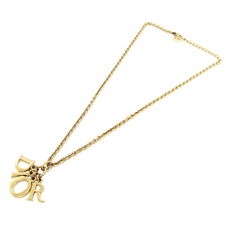 クリスチャンディオール Christian Dior DIORロゴ ネックレス