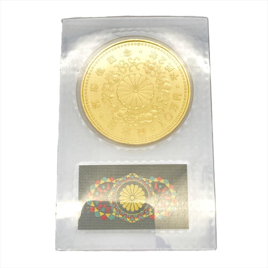 天皇陛下御即位記念 記念硬貨 10万円金貨 平成2年 純金 30g 金貨 K24 