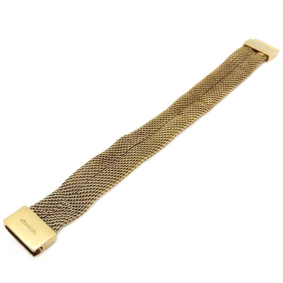GUCCI　メッシュバングル GUCCI グッチ ロゴ メッシュ バングル/合金/メッキ-22.7g