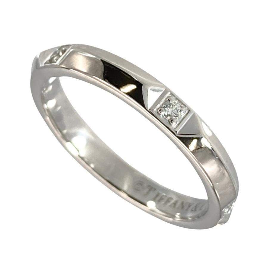 TIFFANY & CO. Au750 トゥルーバンドリング ダイヤモンド　9号 TIFFANY&Co.（ティファニー） トゥルーバンド リング 指輪