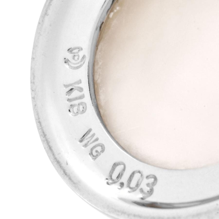 タサキ TASAKI ドロップ ペンダントトップ ダイヤモンド 0.06ct K18WG